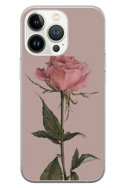 Atlas Husa personalizata HQ Print pentru Apple iPhone 15 Pro Max, Flowers #8,...