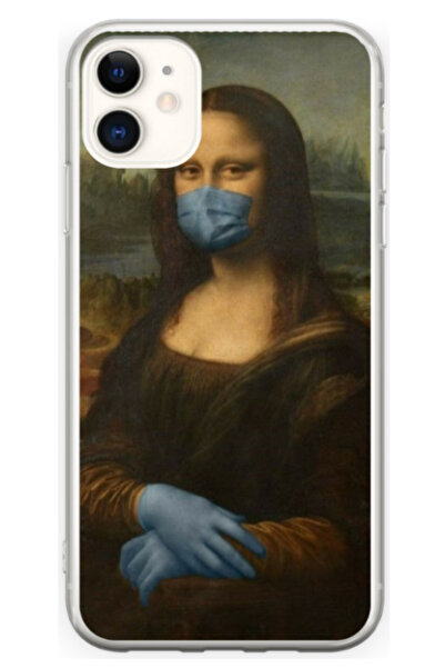 Atlas Husa personalizata pentru Apple iPhone 11, model Mona Lisa, S1D1M0327
