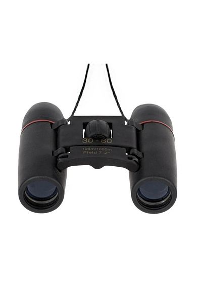 divendi-ro Pocket Binoculars, 8x, with Case, 9x10x3.5cm, black