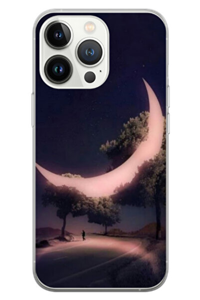 Atlas Husa personalizata HQ Print pentru Apple iPhone 15 Pro Max, Moon in the...