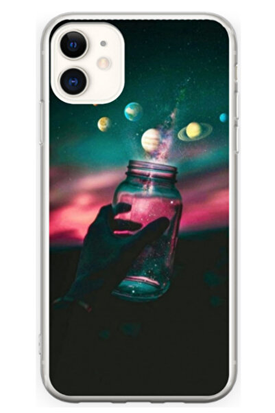 Atlas Husa personalizata pentru Apple iPhone 11, model Colorful #10, S1D1M0369