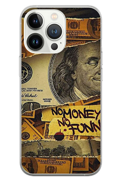 Atlas Προσωποποιημένη θήκη HQ Print για Apple iPhone 15 Pro, No Money No Funn...