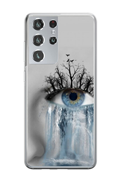 Atlas Εξατομικευμένη θήκη για Samsung Galaxy S21 Ultra, μοντέλο Teary Eye, S1...