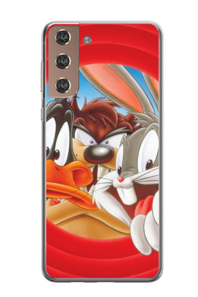 Atlas Husa personalizata pentru Samsung Galaxy S21 Plus, model Tom and Jerry ...