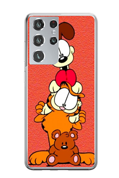 Atlas Εξατομικευμένη θήκη για Samsung Galaxy S21 Ultra, μοντέλο Garfield, S1D...