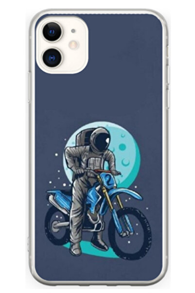 Atlas Husa personalizata pentru Apple iPhone 12 Mini, model Biker Astronaout,...