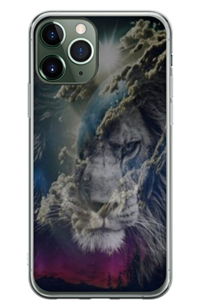 Atlas Husa personalizata pentru Apple iPhone 11 Pro, model Lion #4, S1D1M0120