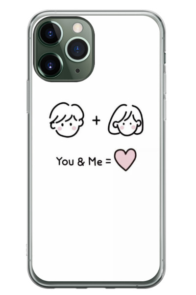 Atlas Husa personalizata pentru Apple iPhone 11 Pro Max, model You and Me, S1...