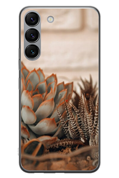 Atlas Husa personalizata pentru Samsung Galaxy S23 Plus, model Flowers #21, S...