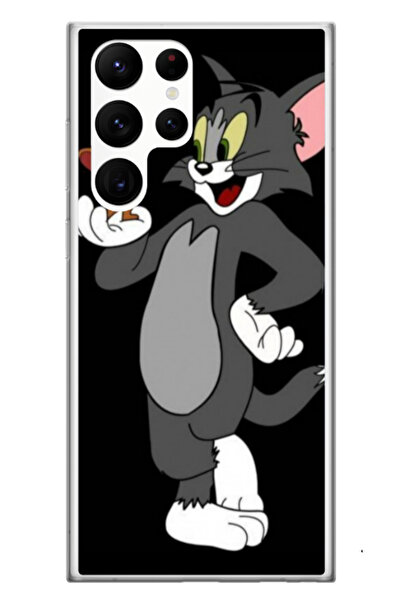 Atlas Εξατομικευμένη θήκη για Samsung Galaxy S23 Ultra, μοντέλο Tom and Jerry...