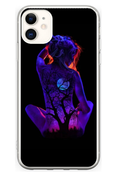 Atlas Husa personalizata pentru Apple iPhone 11, model Colorful #8, S1D1M0329