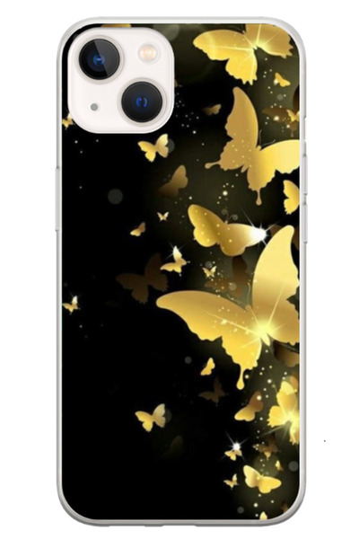 Atlas Husa personalizata HQ Print pentru Apple iPhone 15 Plus, Butterfly #6, ...