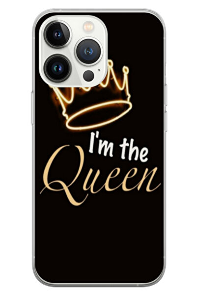 Atlas HQ Εκτυπώστε εξατομικευμένη θήκη για Apple iPhone 15 Pro, I'm the Queen...