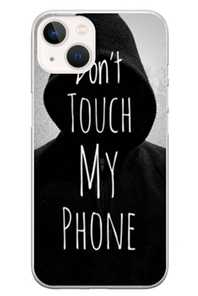 Atlas Husa personalizata pentru Apple iPhone 13 Mini, model Don't touch my phone #2, S1D1M0065