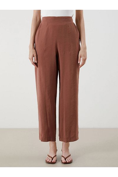 LC Waikiki New Season Women's Modal Blend Trousers with Elastic Waist - S5Qi36Z8