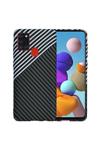Velo Carcasă compatibilă cu Samsung Galaxy A21s, Premium W3201, Premium Lexgard, Gri Stealth