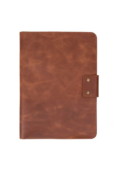 deridense M2 13-14 Inch MacBook Pro-Air Genuine Leather Crazy Leather Organizer Briefcase Tablet Case