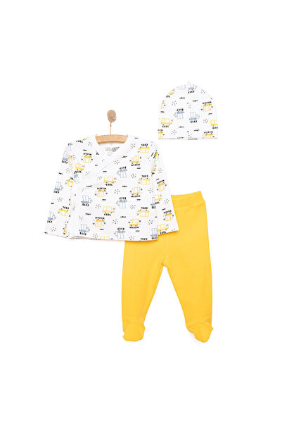 ebebek Hello Baby HelloBaby Erkek Zıbın-Şapka-Patikli Alt Erkek Bebek