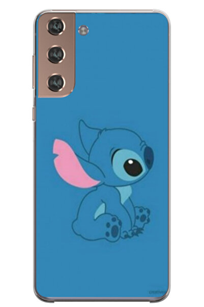 Atlas Персонализиран калъф за Samsung Galaxy S22 Plus, модел Blue Stitch, S1D...