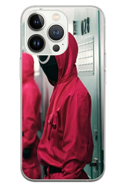 Atlas Husa personalizata HQ Print pentru Apple iPhone 15 Pro, Squid Game #14,...