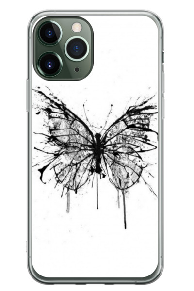 Atlas Husa personalizata pentru Apple iPhone 11 Pro, model Butterfly #3, S1D1...