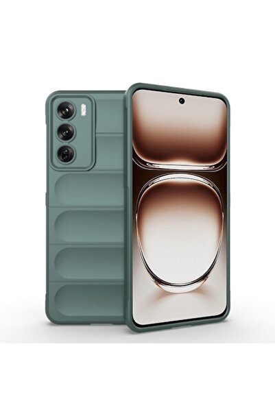 Techsuit Carcasă pentru Oppo Reno12, Magic Shield B15, poliuretan, verde
