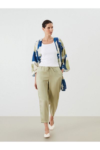 LC Waikiki New Season Elastic Waist Carrot Cut Women's Trousers - S5Rj38Z8