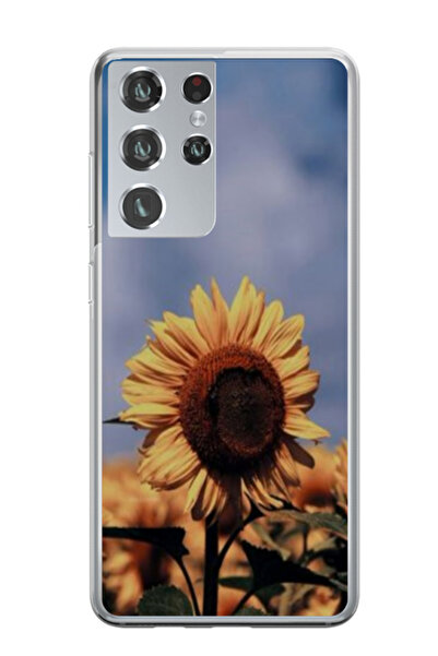 Atlas Husa personalizata pentru Samsung Galaxy S21 Ultra, model Sunflower #1,...