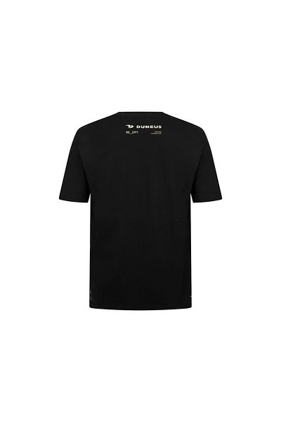 duneus Unisex Casual T-Shirt - Black