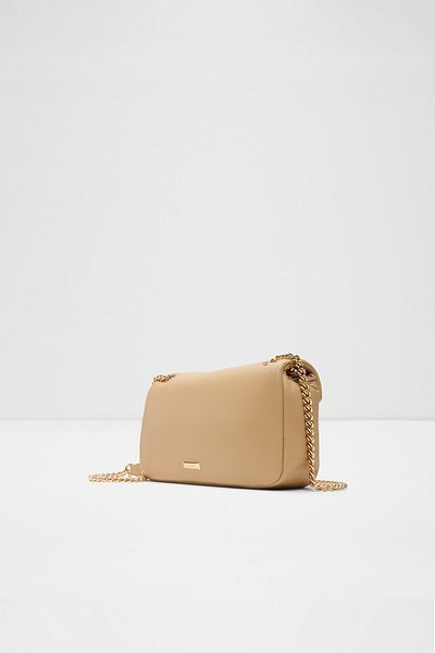 Aldo Olyvia - Women's Natural Chain Handle Lock Closure Medium Size Crossbody Bag