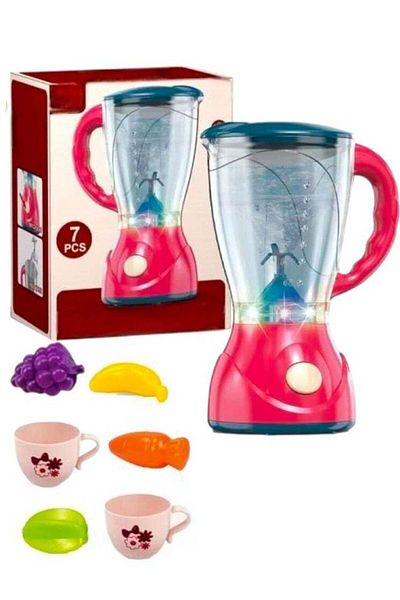 Toybox Juicer Blender 7Pcs Pretend Play Kids Playset Toy Educational Learning Kitchen Playset