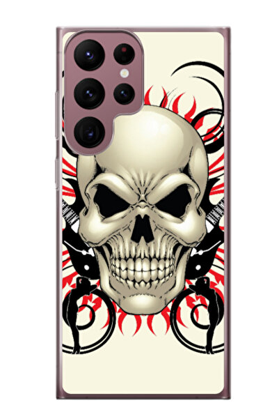 Atlas Εξατομικευμένη θήκη για Samsung Galaxy S22 Ultra, μοντέλο Skull #1, S1D...