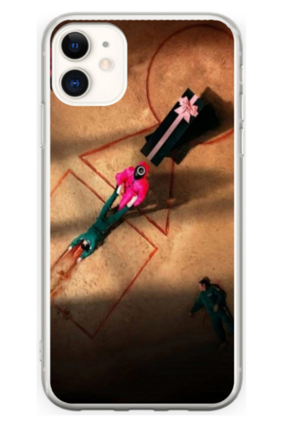 Atlas Husa personalizata pentru Apple iPhone 12, model Squid Game #12, S1D1M0184