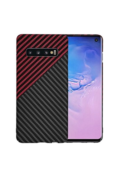 Velo Carcasă compatibilă cu Samsung Galaxy S10, Sleek Defense W3208, Premium Lexgard, Crazy Red Vortex