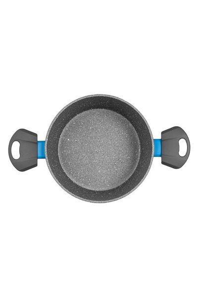 divendi-ro Ceramic non-stick casserole, diameter 20cm, gray