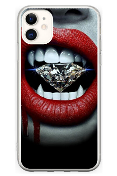 Atlas Husa personalizata pentru Apple iPhone 11, model Diamond Vampire, S1D1M...