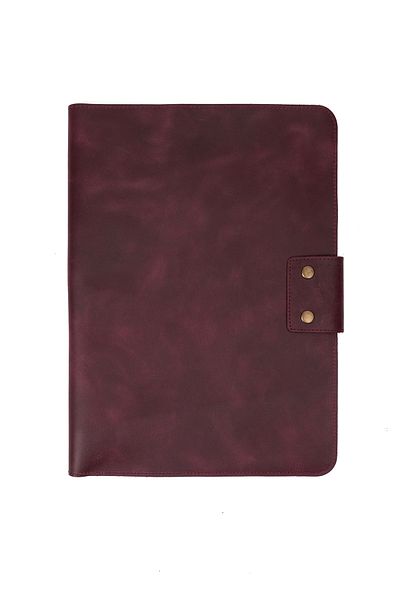 deridense M2 13-14 Inch MacBook Pro-Air Genuine Leather Crazy Leather Organizer Briefcase Tablet Case