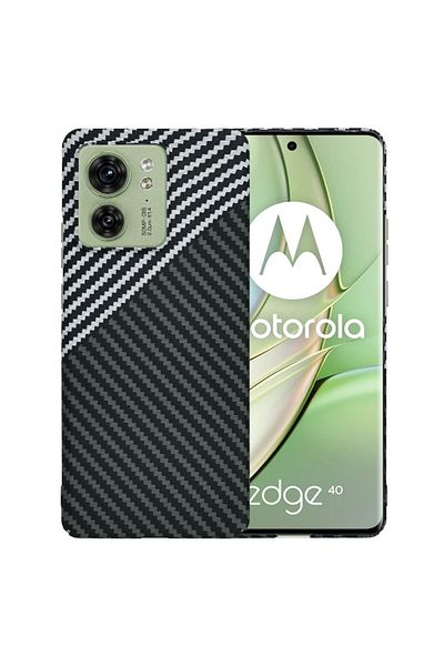 Tim High Protection Case for Motorola Edge 40/Edge 2023, Timacontech, V32, Hard Plastic, Stealth Titaniu