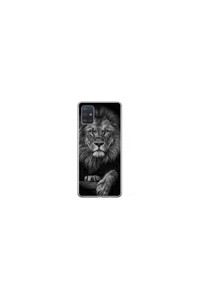 Atlas Husa personalizata HQ Print 360 de grad pentru Samsung Galaxy A51, Lion...