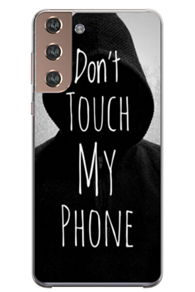 Atlas Husa personalizata pentru Samsung Galaxy S22, model Don't touch my phon...