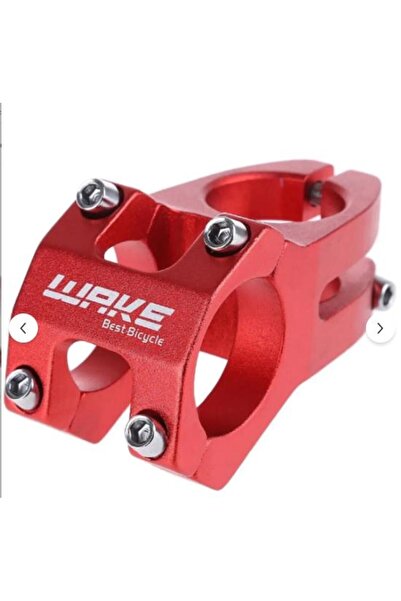 BİKE SKY Wake Alüminyum Kırmızı Bisiklet Kısa Gidon Boğazı 40mm Bisiklet Yede...
