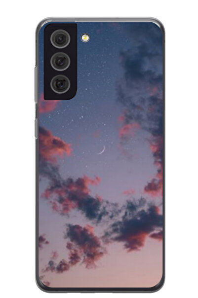 Atlas Husa personalizata pentru Samsung Galaxy S21 FE, model Moody Sky, S1D1M...