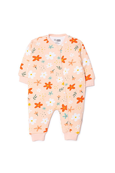 ebebek Hello Baby HelloBaby Kız Bebek Uyku Tulumu Fermuarlı Bisiklet Yaka Uzu...