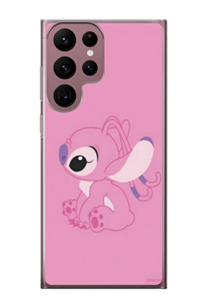 Atlas Εξατομικευμένη θήκη για Samsung Galaxy S22 Ultra, μοντέλο Pink Stitch, ...