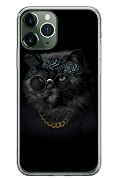 Atlas Εξατομικευμένη θήκη για Apple iPhone 12 Pro Max, μοντέλο Black Cat #4, ...