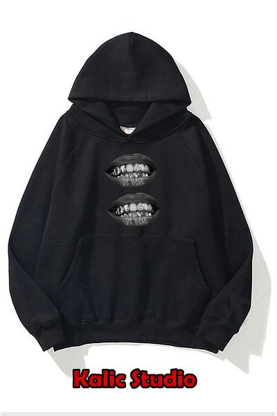 Kalic Studio Grillz Oversize Sweatshirt Black