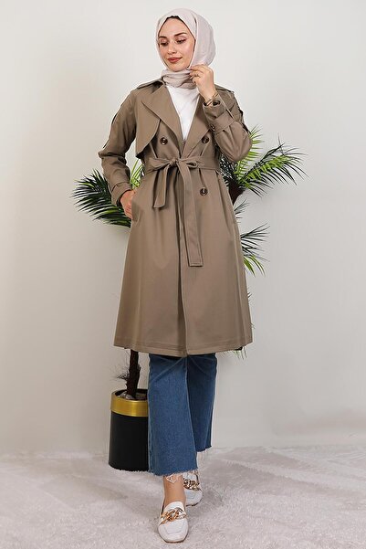 giz astore Erna Trençkot Açık Haki