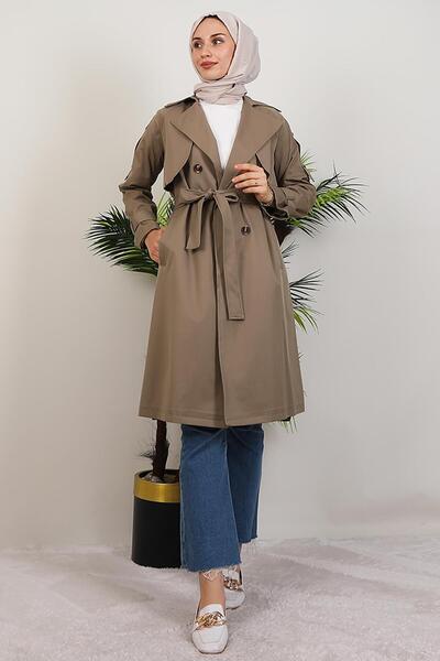 giz astore Erna Trençkot Açık Haki
