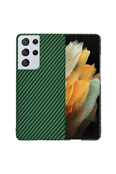 Velo Husă Lexgard Premium pentru Samsung Galaxy S21 Ultra 5G - Verde Intens