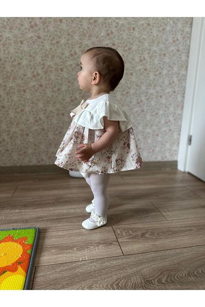 BabyDia Shirt Lace Detailed Suit